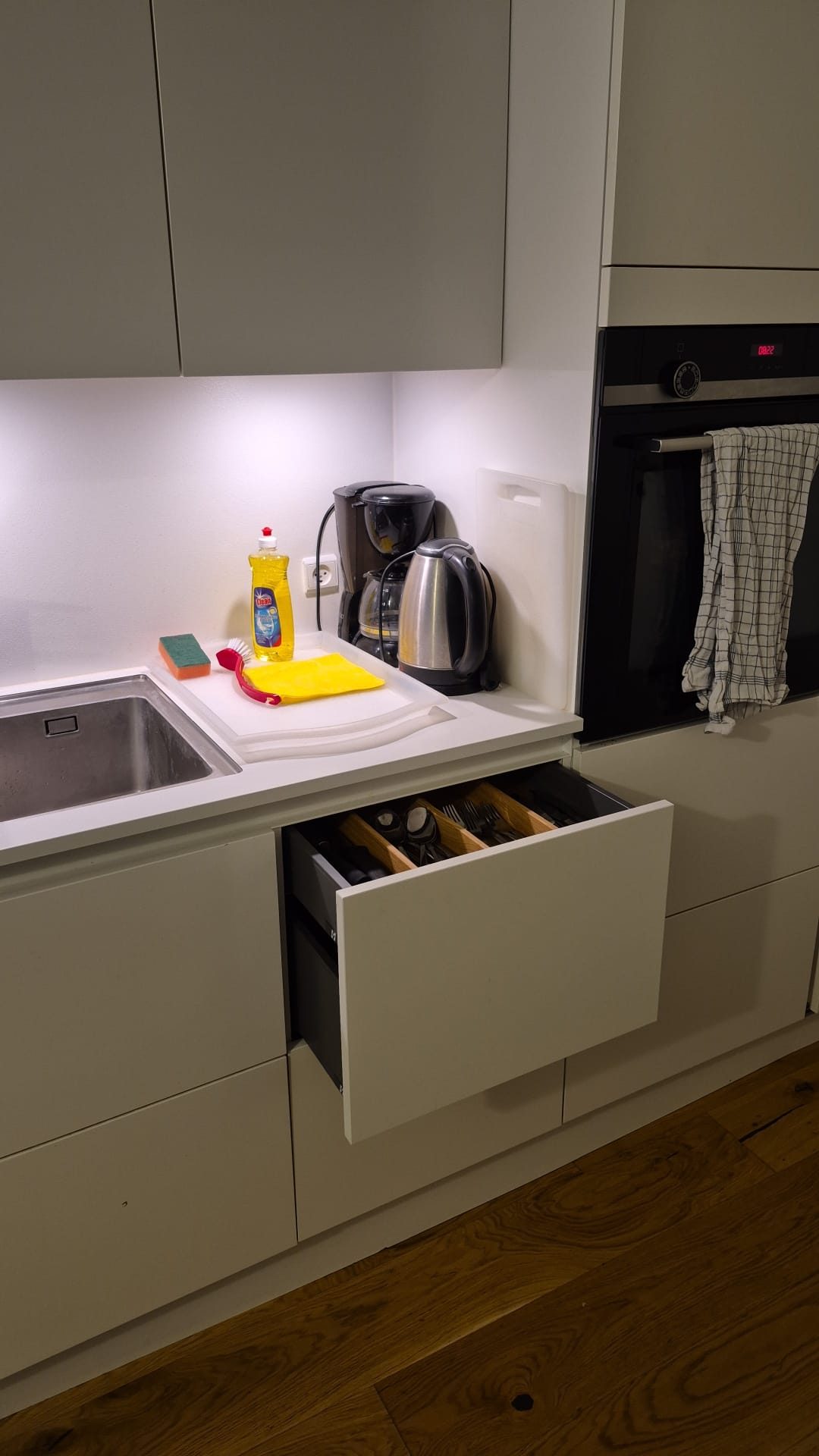 Kitchen in Soeborg apartment